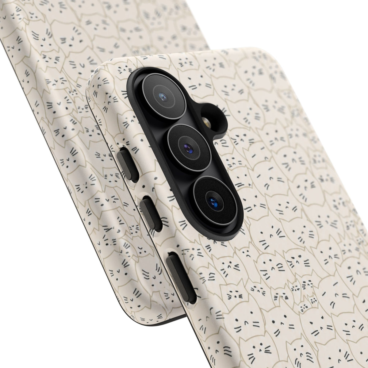 Artsy Cat Faces Samsung Case