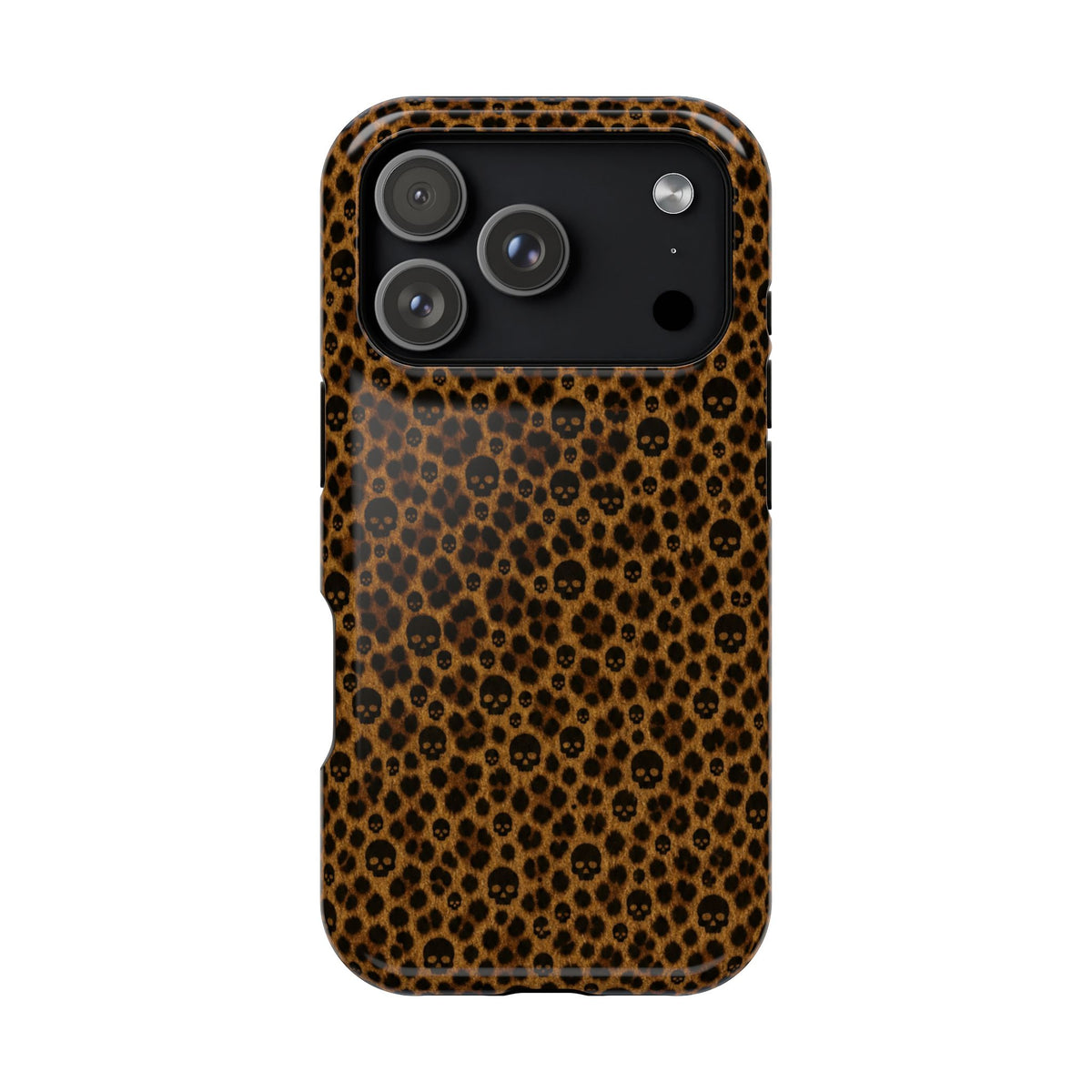 Skull Leopard iPhone Case
