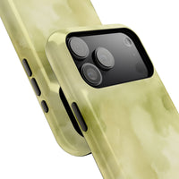 Light Green Water Paint iPhone Case