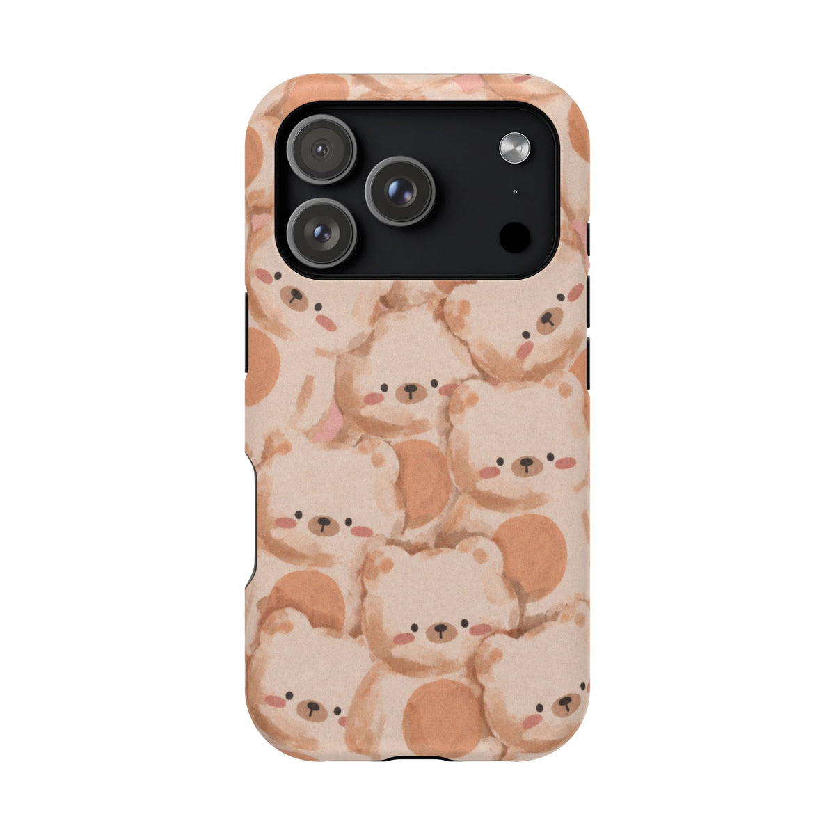 Brown Laying Teddy Bear iPhone Case