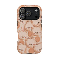 Brown Laying Teddy Bear iPhone Case