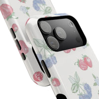 Cottage Strawberries Blueberries And Raspberries iPhone Case