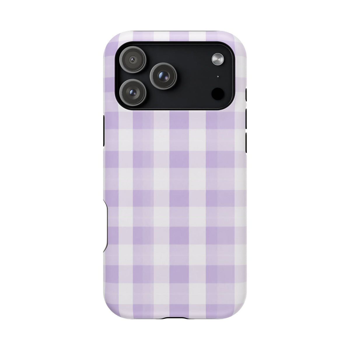 Purple Checkered iPhone Case