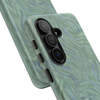 Blue And Green Artsy Swirl Samsung Case
