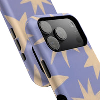 Lilac Cartoony Star iPhone Case