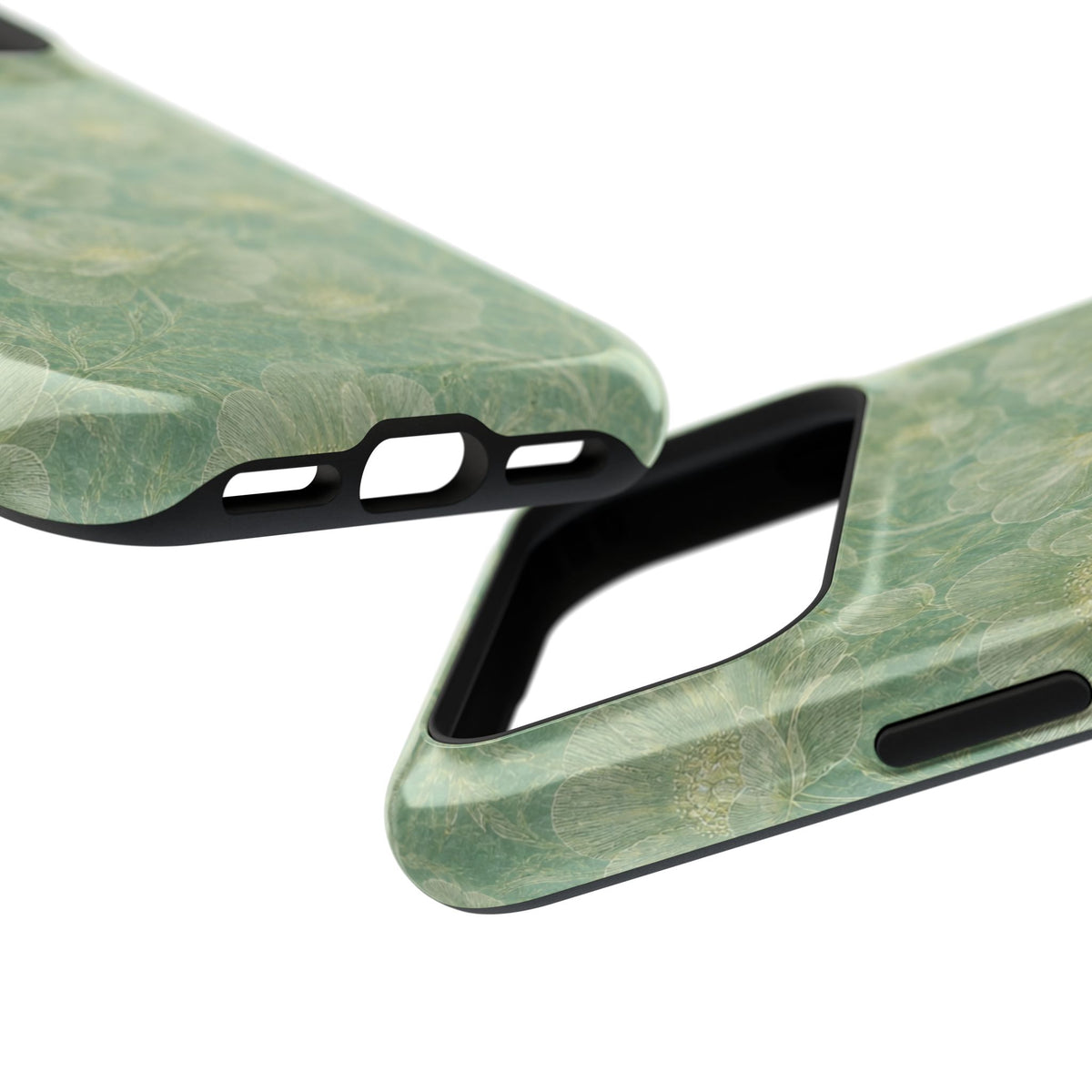 Floral Sage Green iPhone Case
