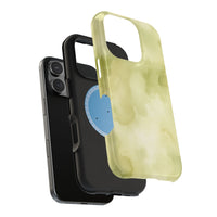 Light Green Water Paint iPhone Case