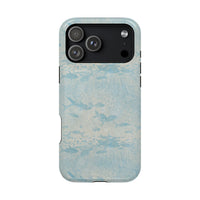 Blue Watercolor School Of Fishes iPhone Case