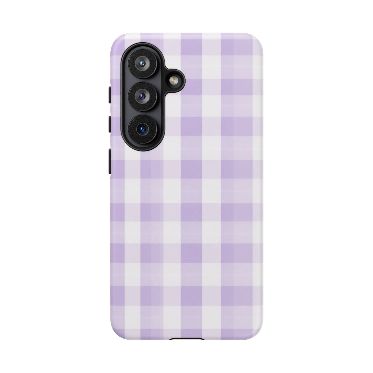 Purple Checkered Samsung Case