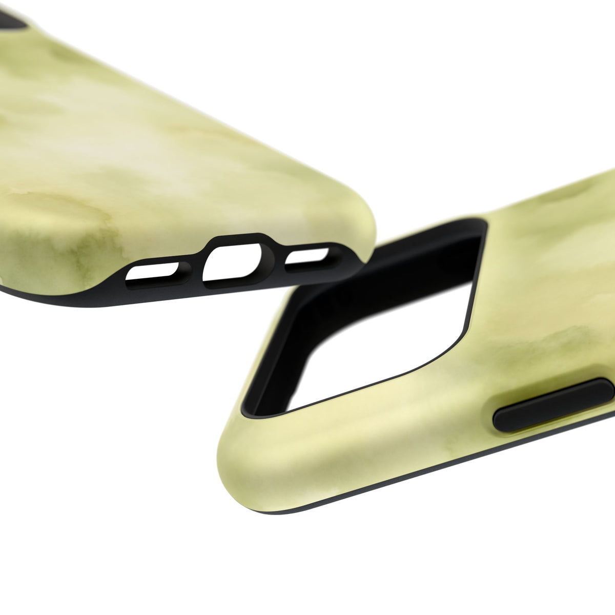 Light Green Water Paint iPhone Case