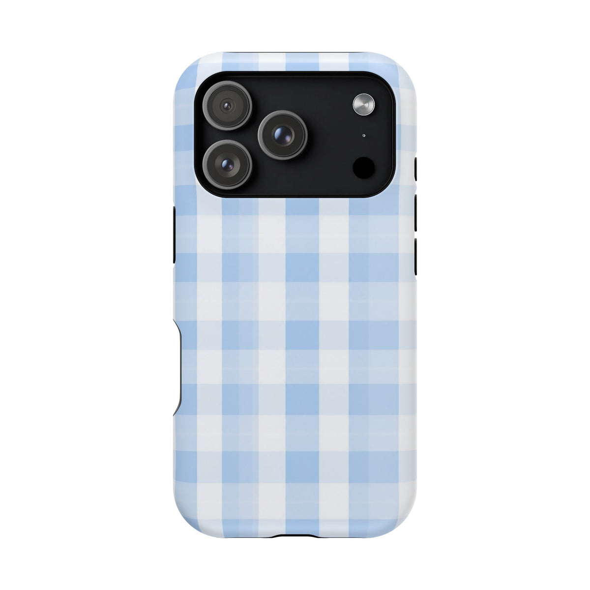 Blue Checkered iPhone Case
