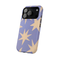 Lilac Cartoony Star iPhone Case