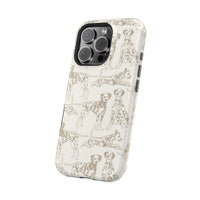 Light Khaki Dalmatian Dog iPhone Case