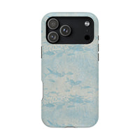 Blue Watercolor School Of Fishes iPhone Case