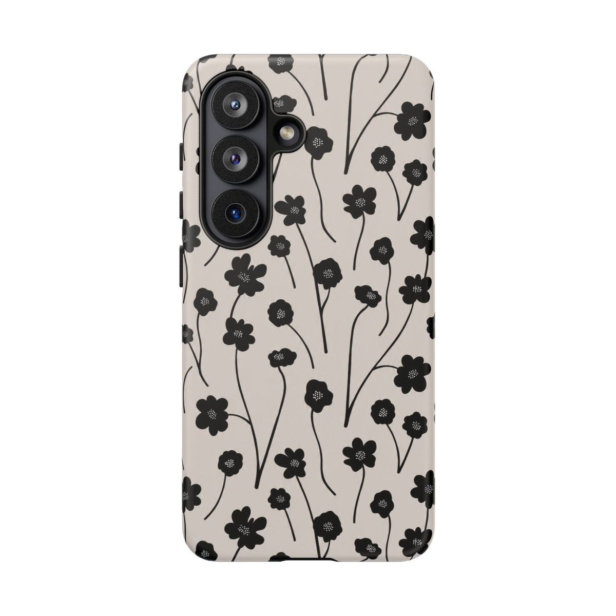 Minimal Cartoony Flowers Samsung Case