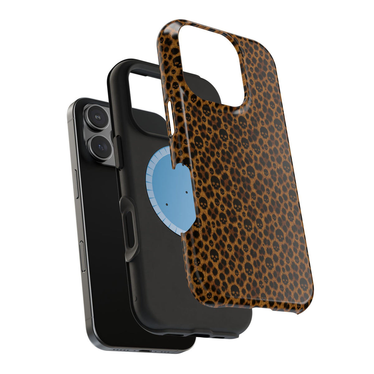 Skull Leopard iPhone Case