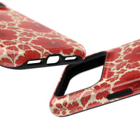 Aloha Red Floral iPhone Case