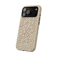 Light Khaki Leopard iPhone Case