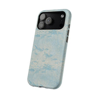 Blue Watercolor School Of Fishes iPhone Case