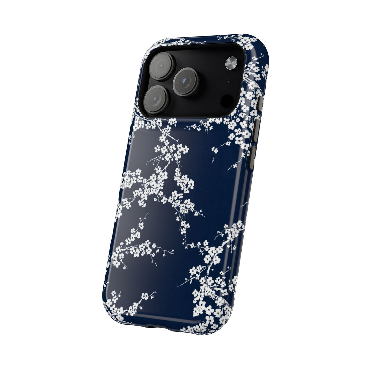 Blue And White Floral iPhone Case
