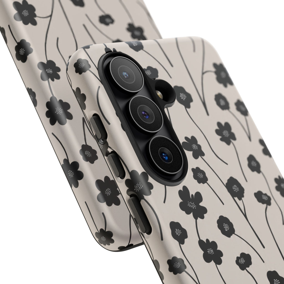 Minimal Cartoony Flowers Samsung Case