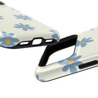 Blue Cutesy Flower iPhone Case