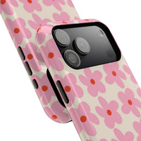 Pink Cutesy Flower iPhone Case