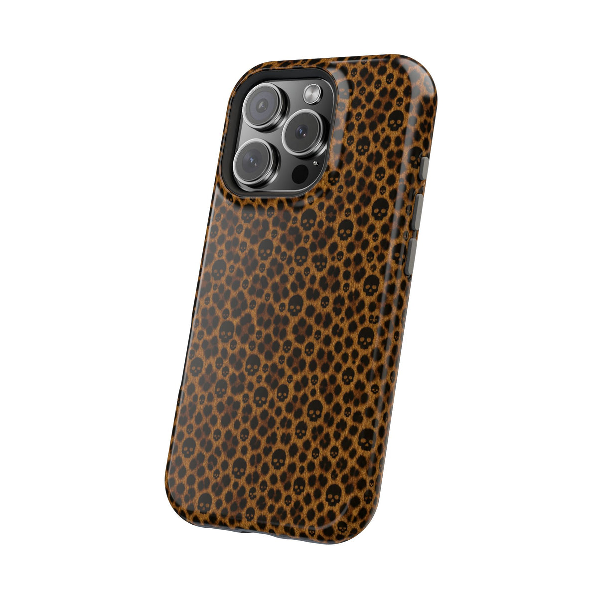 Skull Leopard iPhone Case