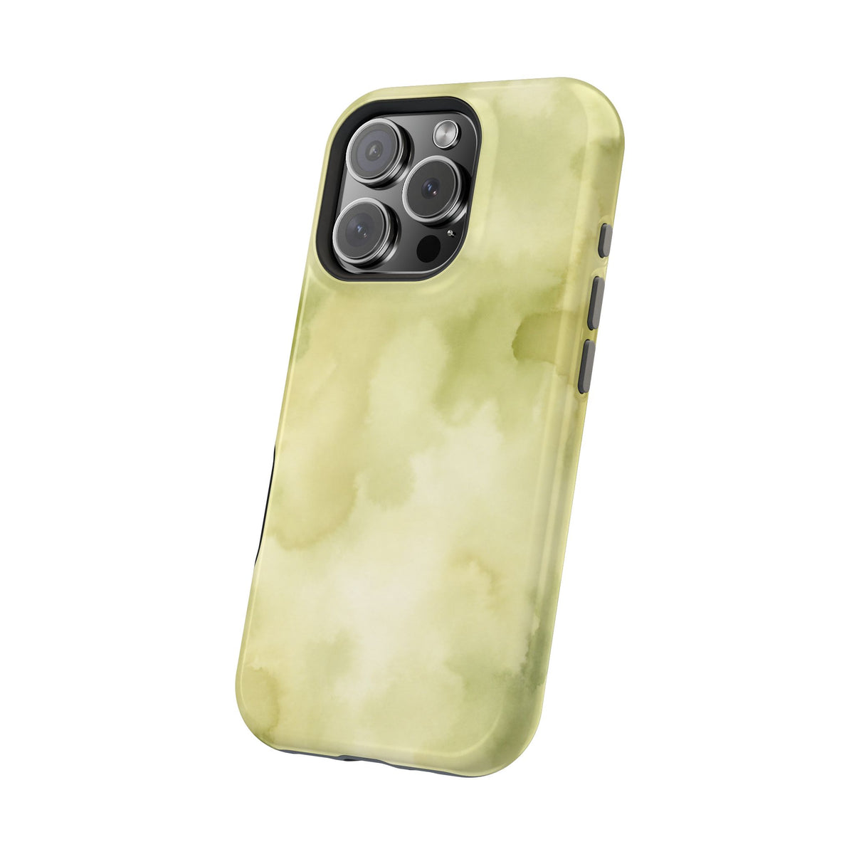 Light Green Water Paint iPhone Case