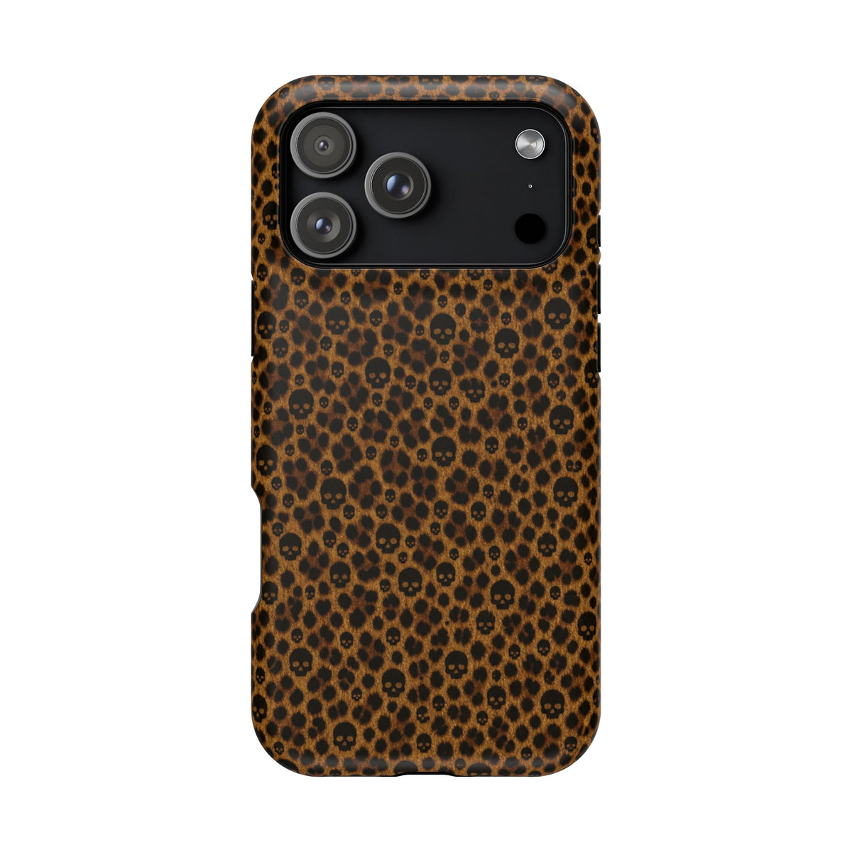 Skull Leopard iPhone Case