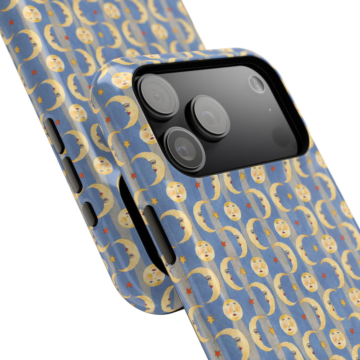 Sun And Moon Faces iPhone Case