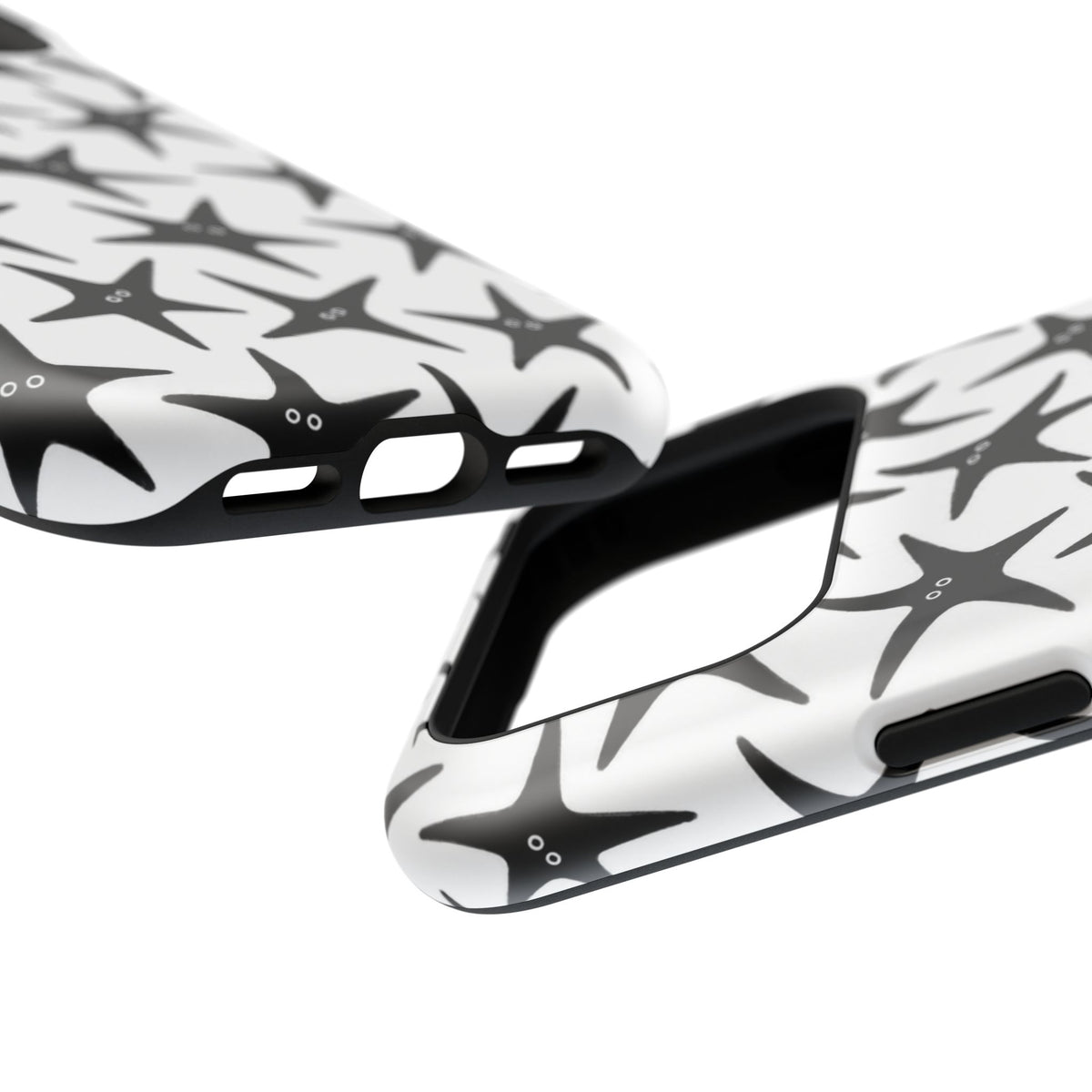 Whimsy Starfish Faces iPhone Case
