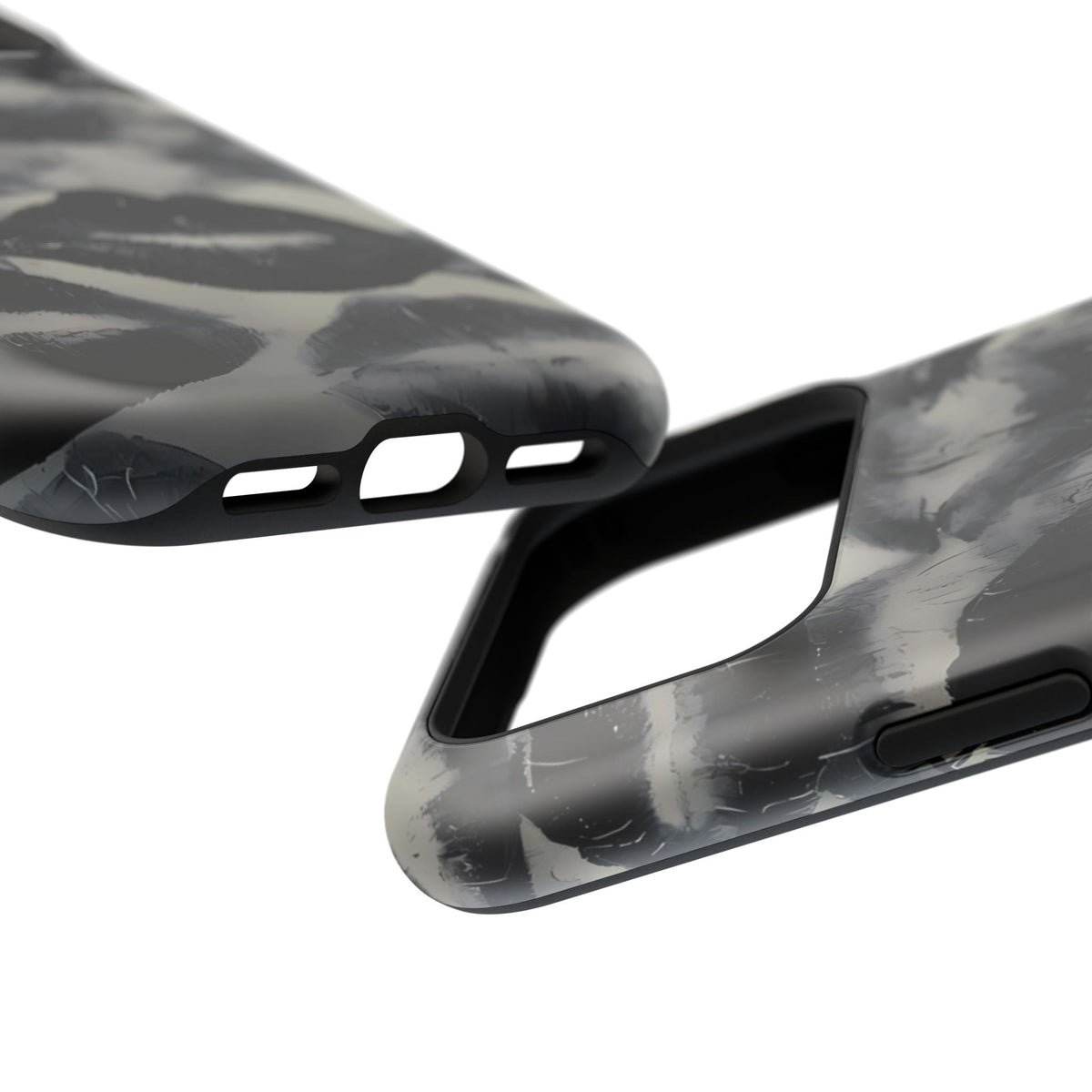Black And White Lipstick Stains iPhone Case