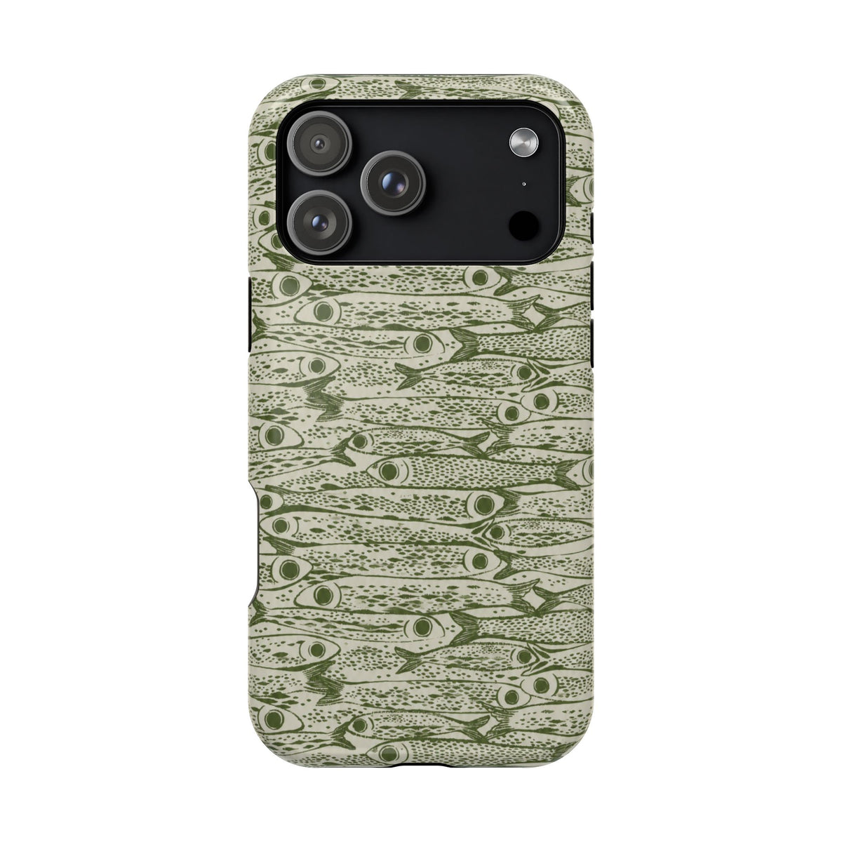Green Sardines iPhone Case
