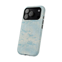 Blue Watercolor School Of Fishes iPhone Case