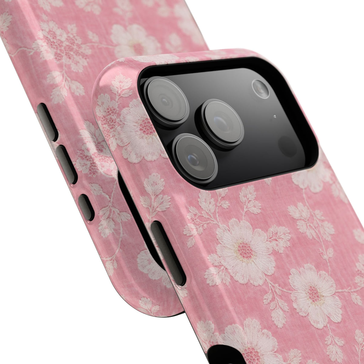 Pink Floral Lace iPhone Case