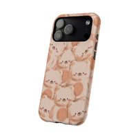 Brown Laying Teddy Bear iPhone Case