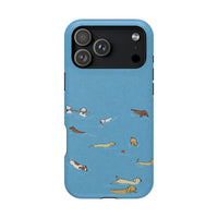 Swimming Dogs iPhone Case