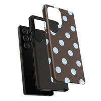 Brown And Yellow Polka Dots Samsung Case