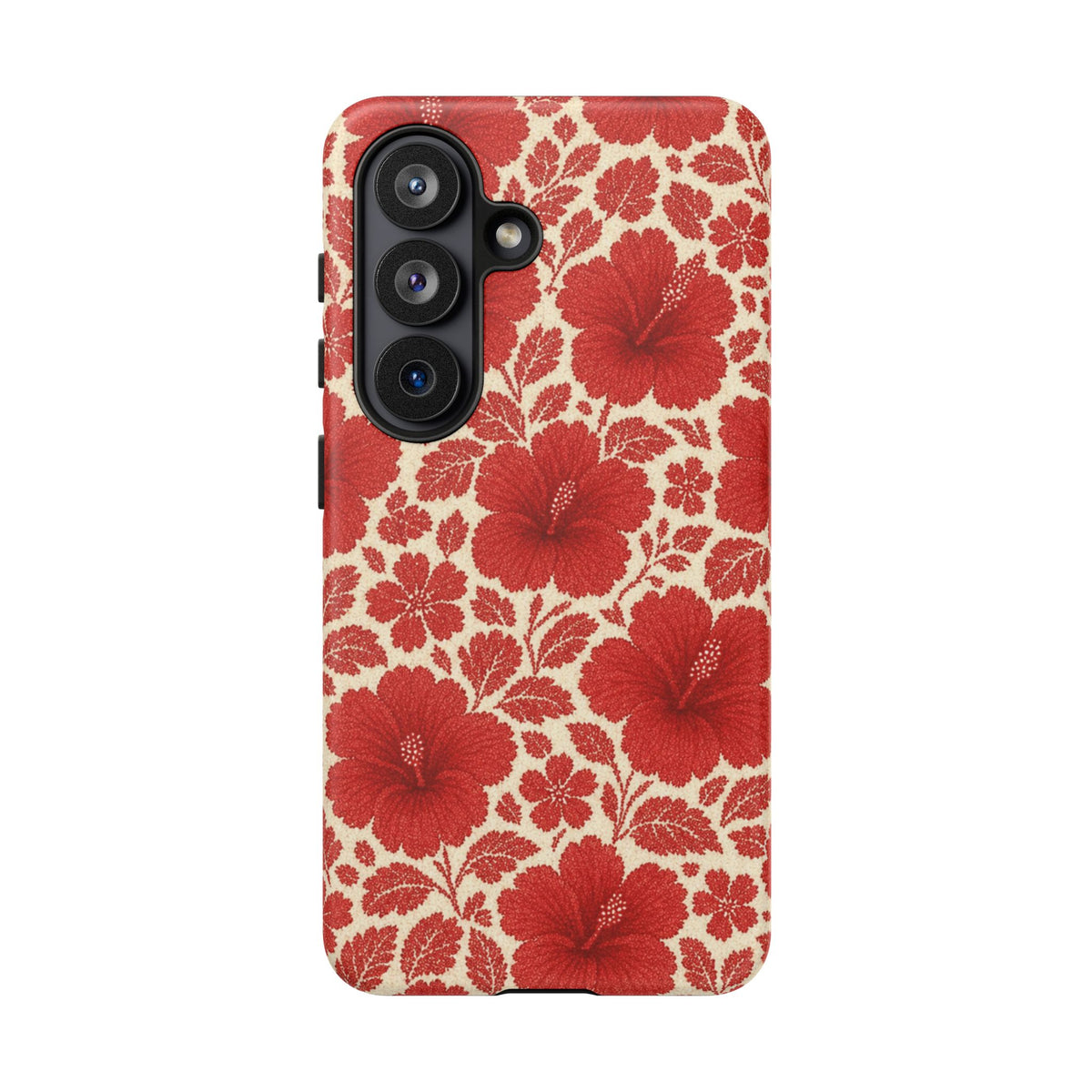 Aloha Red Floral Samsung Case