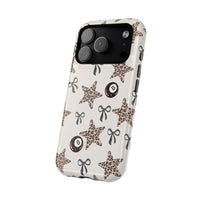 Leopard Star And 8-Ball iPhone Case
