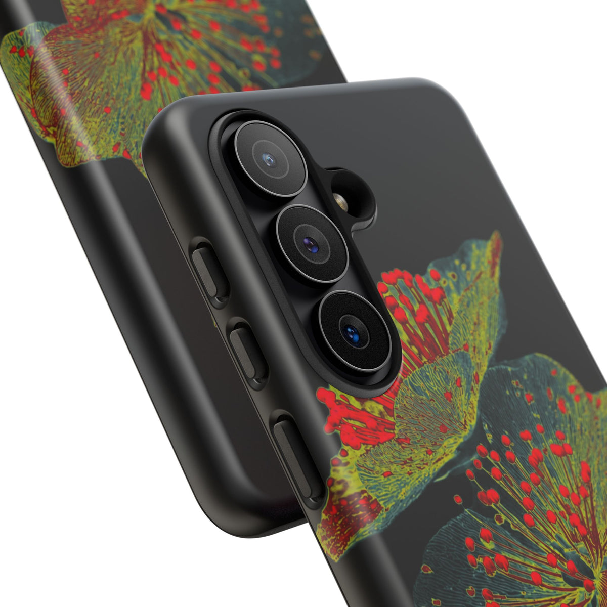 Botanical Wildflower Black Samsung Case
