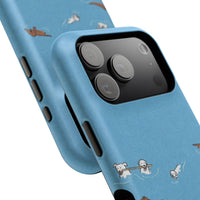 Swimming Dogs iPhone Case