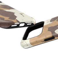 Brown And Tan Laying Bunnies iPhone Case