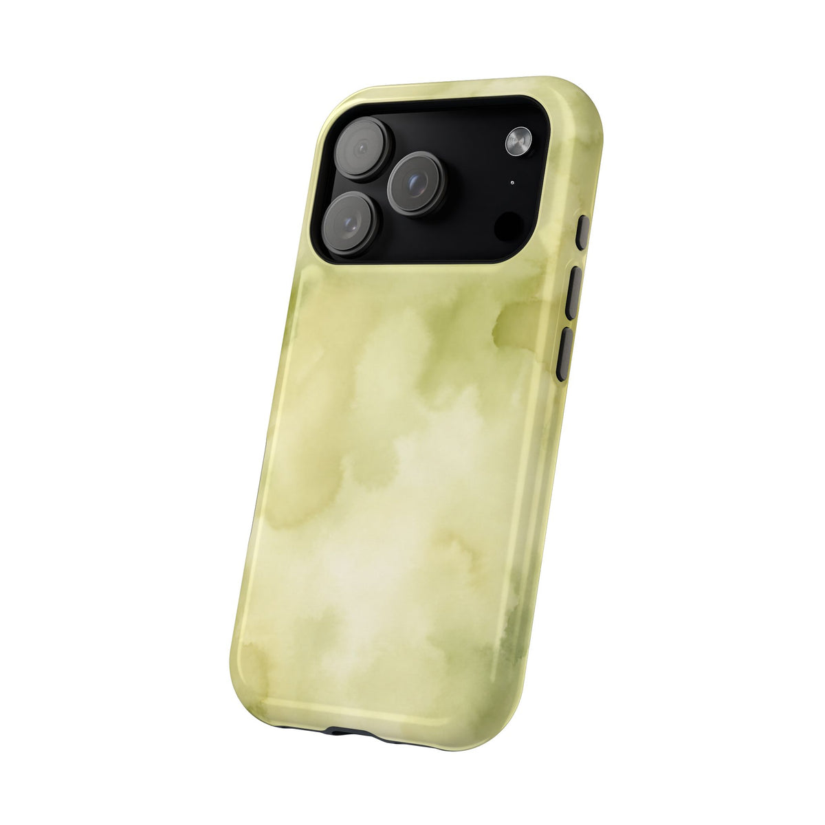 Light Green Water Paint iPhone Case