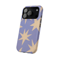Lilac Cartoony Star iPhone Case