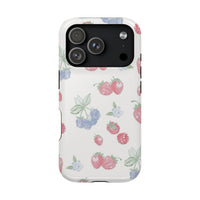 Cottage Strawberries Blueberries And Raspberries iPhone Case