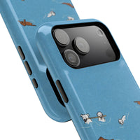 Swimming Dogs iPhone Case