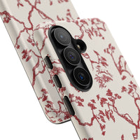 Red Floral Branches Samsung Case