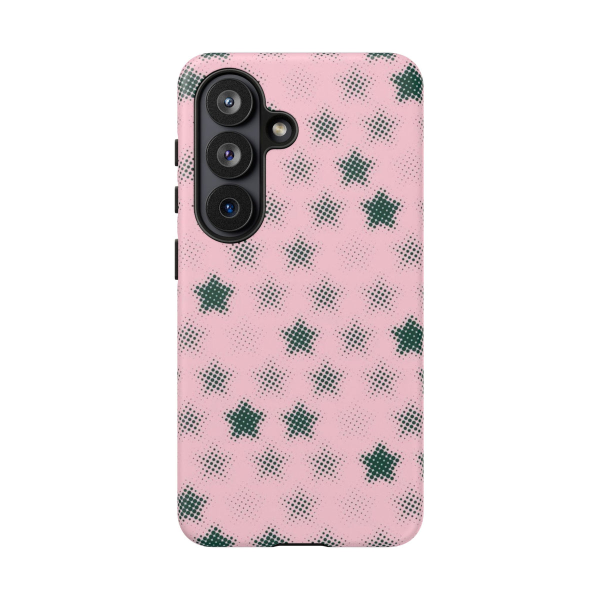 Pink And Green Pixelated Star Samsung Case